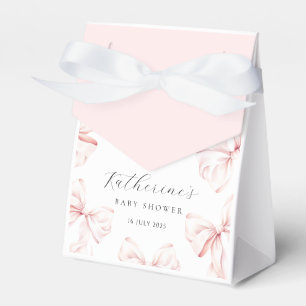Ballotins  Élégant Nœud Rose Bébé Baby Shower