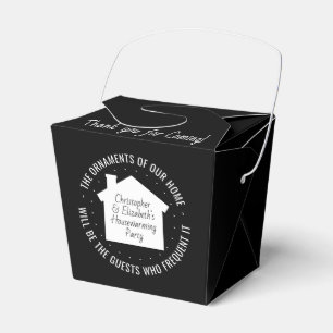 Ballotins Élégant noir et blanc de Merci de partie de