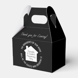 Ballotins Élégant noir et blanc de Merci de partie de