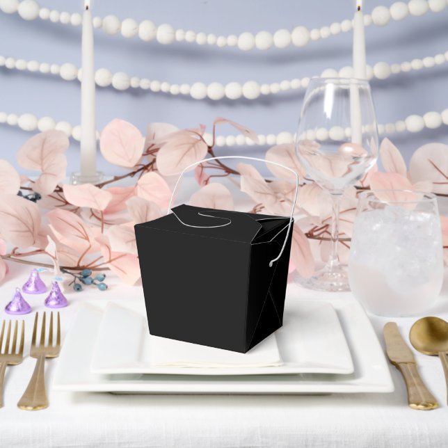 Ballotins Élégant Noir Uni (Mariage)
