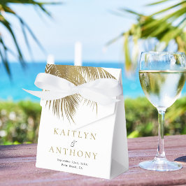 Ballotins Elégant Palm Tree Plage Tropical Mariage