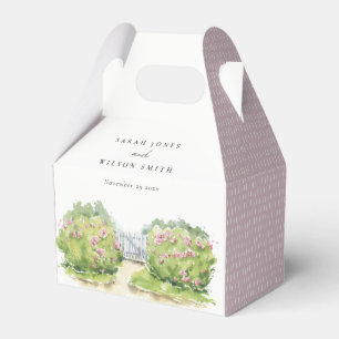 Ballotins Elégant Pastel Aquarelle Cottage Jardin Mariage
