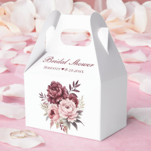 Ballotins Elégant Peony Aquarelle Fête des mariées florale