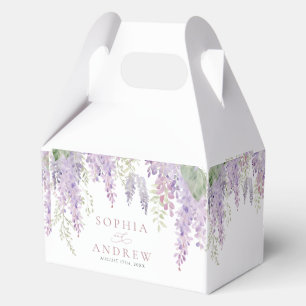 Ballotins Élégant Purple Wisteria Flowers Mariage
