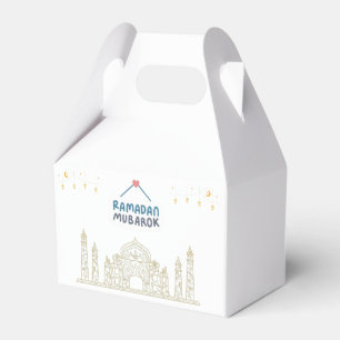 Ballotins Elégant Ramadan Moubarak islamique Masjid Design