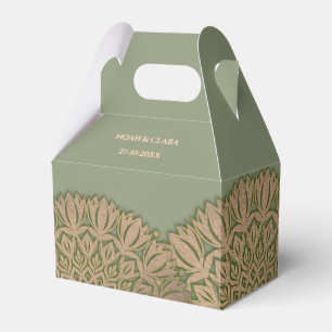 Ballotins Elégant Sage moderne vert & or classique mandala
