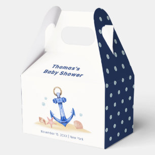 Ballotins Elégant sous mer Ancre nautique Baby shower garçon