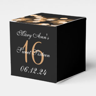 Ballotins Élégant Sweet 16 Anniversaire Hollywood Glam Gold