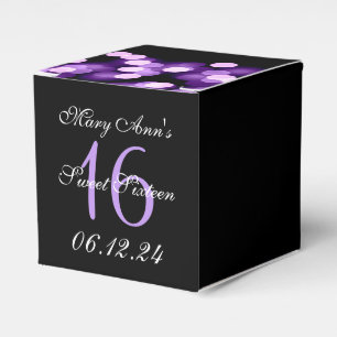 Ballotins Élégant Sweet 16 Anniversaire Hollywood Glam viole