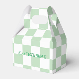 Ballotins Elégant tableau blanc et vert pastel