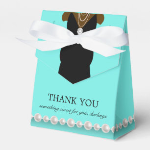 Ballotins Elégant Turquoise Chic Ethnic Tiffany Baby shower 