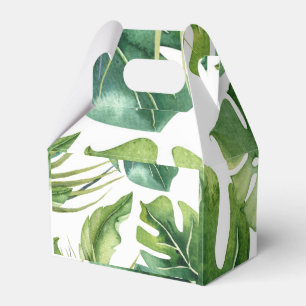 Ballotins Élégant Vert Feuilles de Palmier Tropicales Chic d