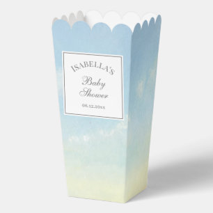 Ballotins Elégante aquarelle Ciel et Baby shower nuages