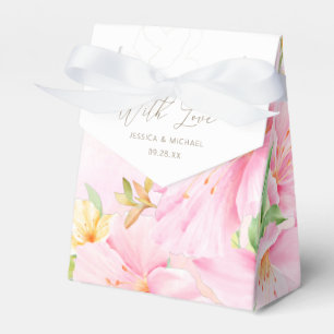 Ballotins Elégante aquarelle florale Ombre rose botanique