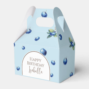 Ballotins Elégante aquarelle Sweet Blue Berry Joyeux anniver