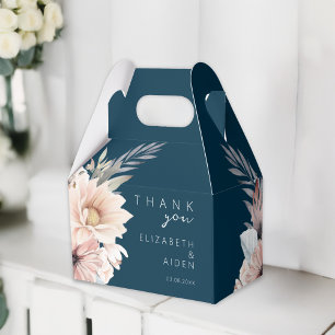 Ballotins Elégante boîte Mariage, Blue & Pastel Boho