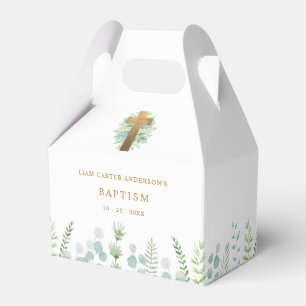 Ballotins Elégante Croix d'or et verdure, événement relig