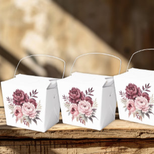 Ballotins Elégante fête de mariage Floral Peony Watercolor