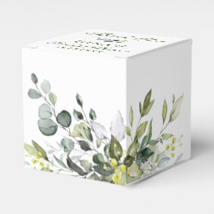 Ballotins Elégante Fête des mariées d'aquarelle Eucalyptus