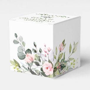 Ballotins Élégante Fête des mariées Rose de l'Eucalyptus Blu