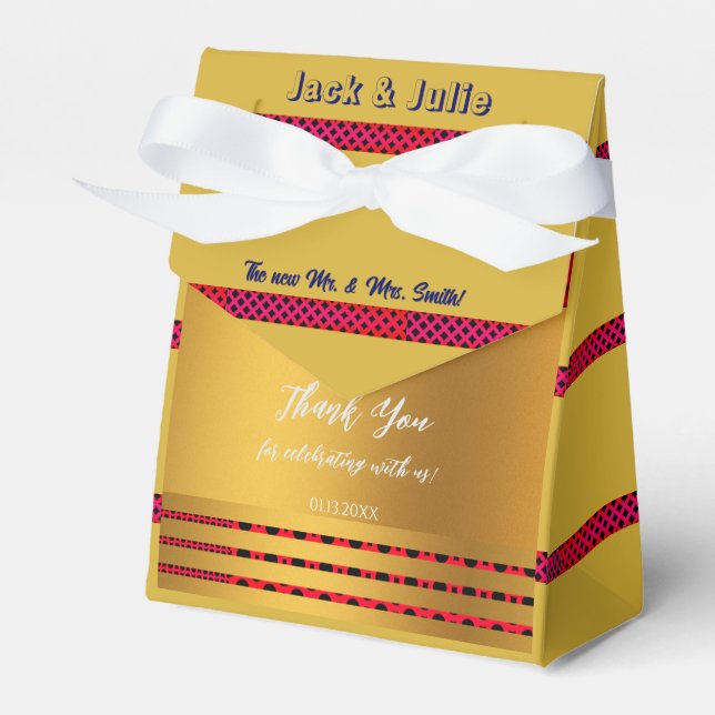 Ballotins Élégante fête du Mariage d'or (Verso)