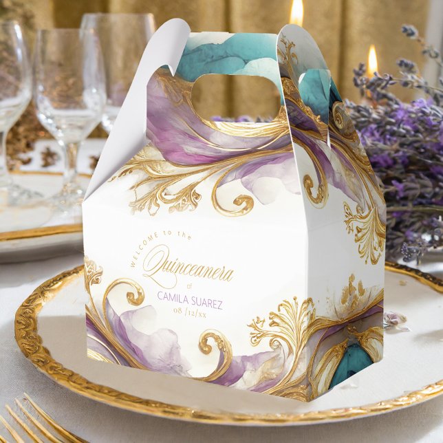 Ballotins Élégante Fiesta Quinceanera Welcome ID1029 (Créateur téléchargé)