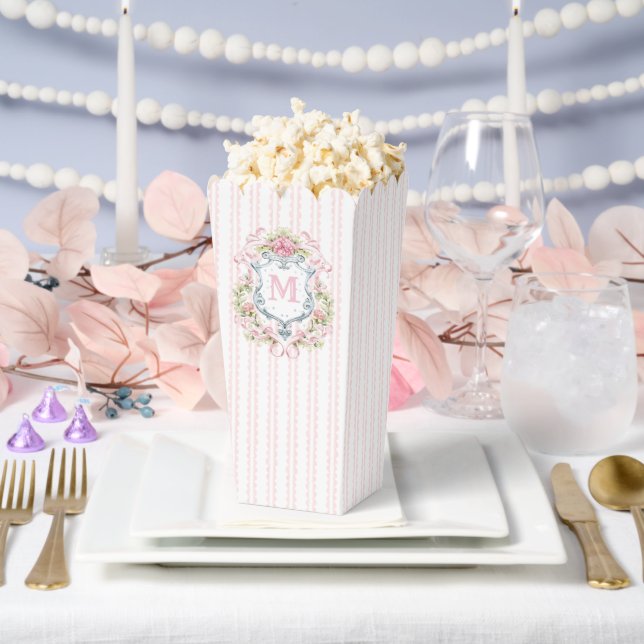 Ballotins Élégante poitrine florale PopCorn (Mariage)