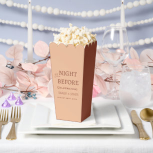 Ballotins Elégante Terracotta beige la nuit avant le Mariage