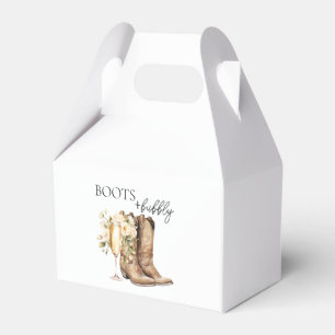 Ballotins Élégantes Bottes et Fête de Mariage Western Bubbly