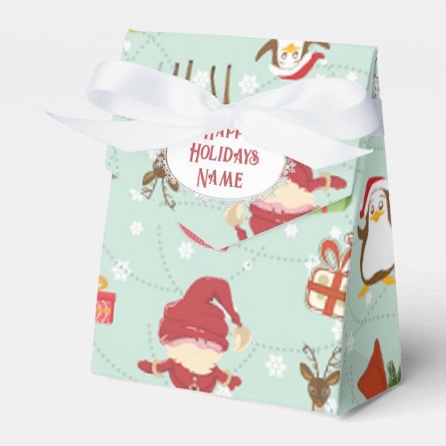 Ballotins Éléments de Noël Elfes rennes (Verso)