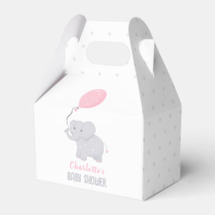 Ballotins Eléphant Baby shower fille mignonne Ballotin