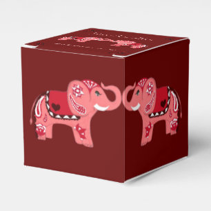 Ballotins Éléphant de henné (rouge/rose)