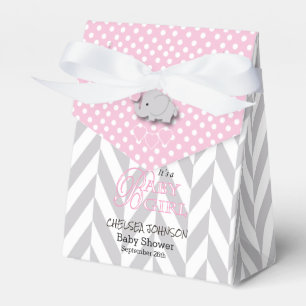 Ballotins Eléphant rose, blanc et gris