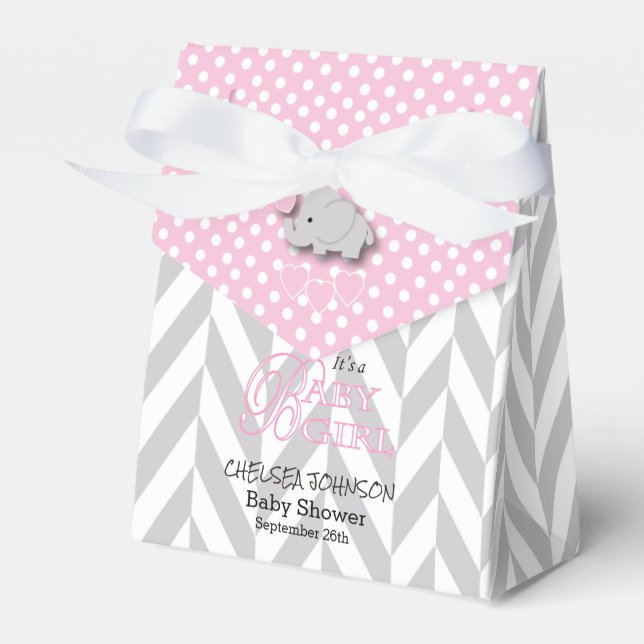 Ballotins Eléphant rose, blanc et gris (Verso)