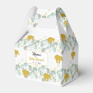 Ballotins Elephant Safari Floral Jungle Baby shower neutre