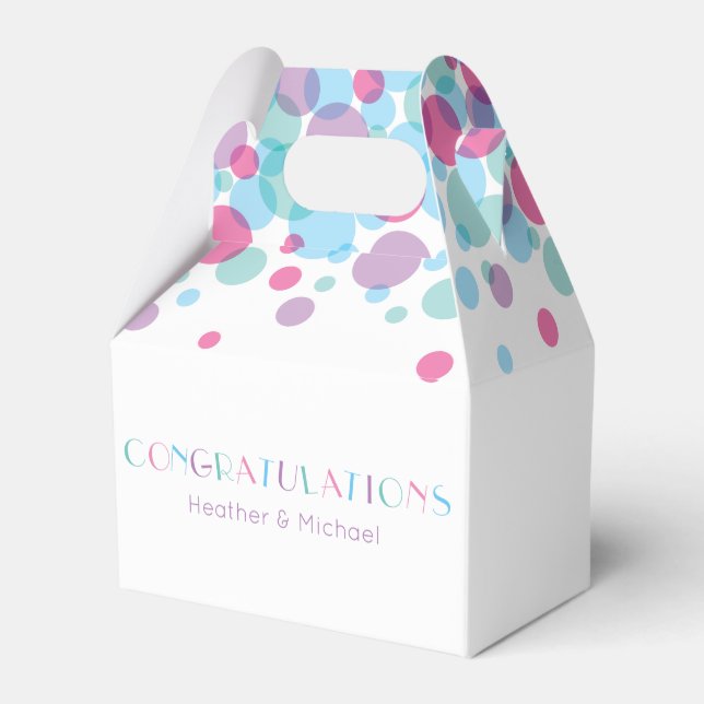 Ballotins Elle est prête à faire du Baby shower (Arrière)