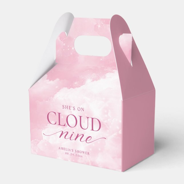 Ballotins Elle est sur nuage neuf Fête des mariées rose (Verso)
