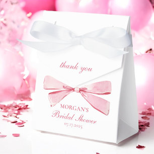 Ballotins Elle noue le noeud Fête des mariées rose pâle