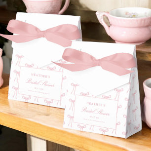 Ballotins Elle noue les faveurs de la Fête des mariées rose 
