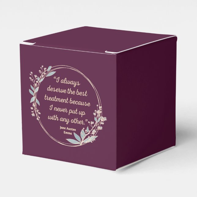 Ballotins Emma By Jane Austen Citation II - Style mignon (Verso)