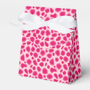 Ballotins Empreinte de léopard - fuchsia et rose-clair