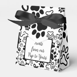 Ballotins Empreinte de patte Mariage personnel Faveur Boxes