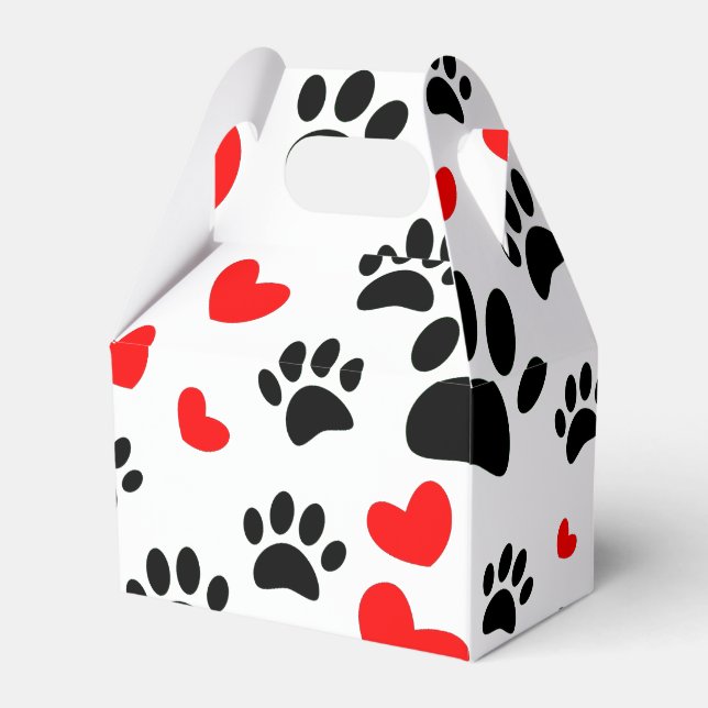 Ballotins Empreintes de pattes De Chien De Cartoon Random Et (Verso)
