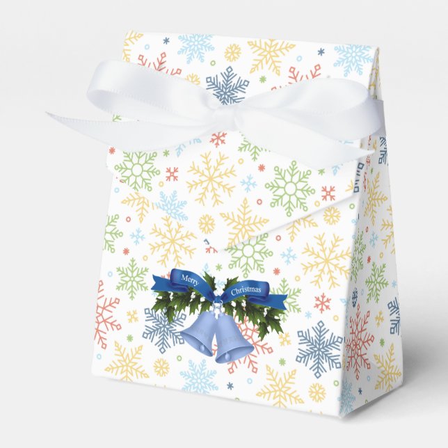 Ballotins Enchanting Christmas Tent Favor Box (Verso)