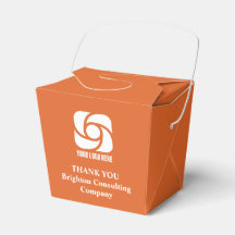 Entreprise de logo orange personnalisé Fortune