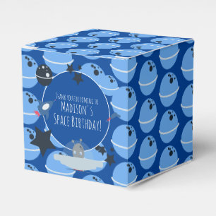 Ballotins Espace Anniversaire Alien thème bleu Ballotin