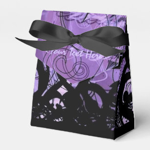 Ballotins Et pourpre ballotin personnalisé par motif noir