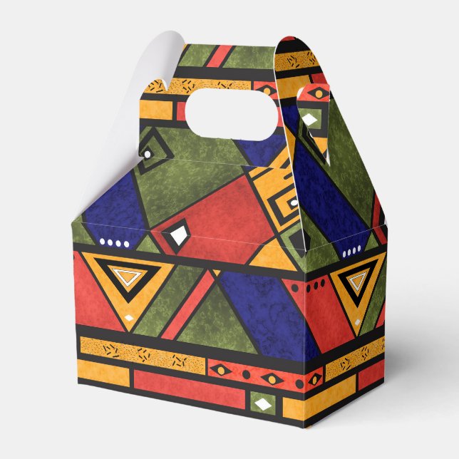 Ballotins Ethno africain sans couture traditionnelle motif (Verso)
