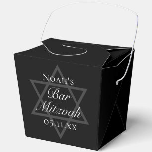 Ballotins Étoile de David Bar Mitzvah noir Fortune personnal