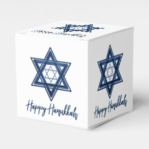 Ballotins Étoile de David   Classic Blue Modern Happy Hanouk